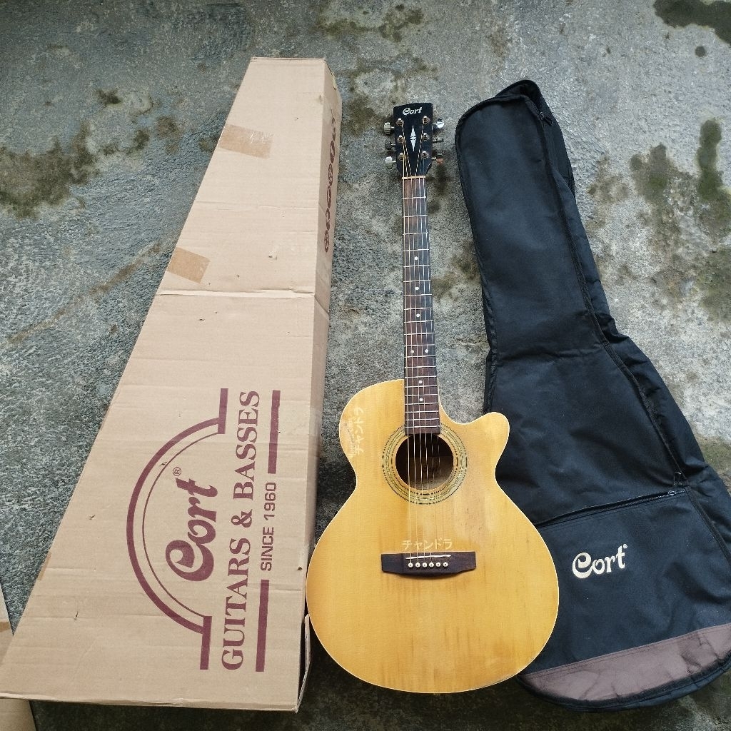 GITAR AKUSTIK ELEKTRIK ORIGINAL CORT SFX ME OP SECOND MURAH