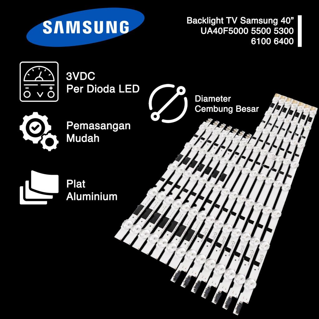 Backlight TV Samsung 40 Inch UA40F5000 5500 5300 6100 6400