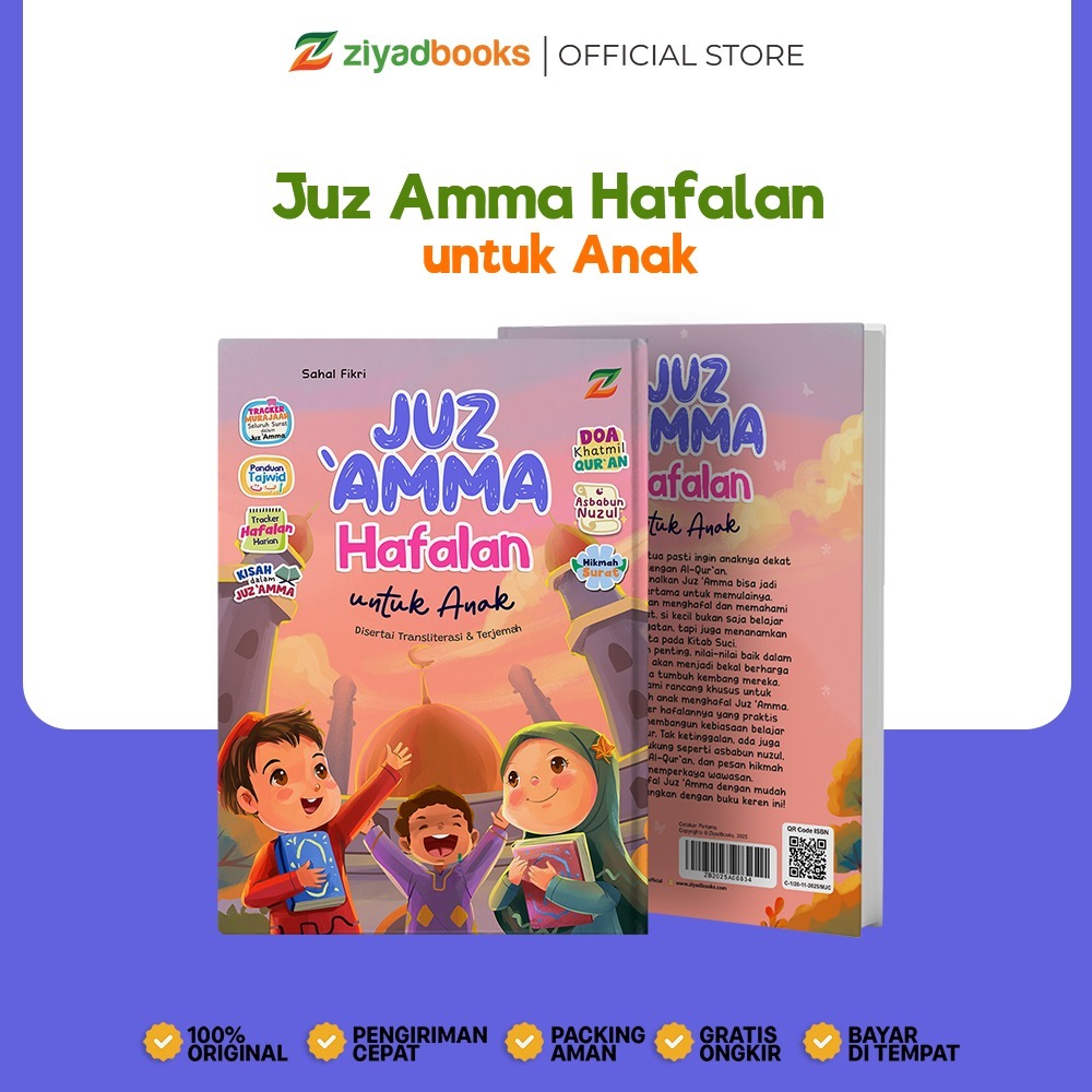 Buku Juz Amma Hafalan Untuk Anak Hard Cover Disertai Terjemahan - Hafalan Juz 30 Untuk Anak SD TK Be