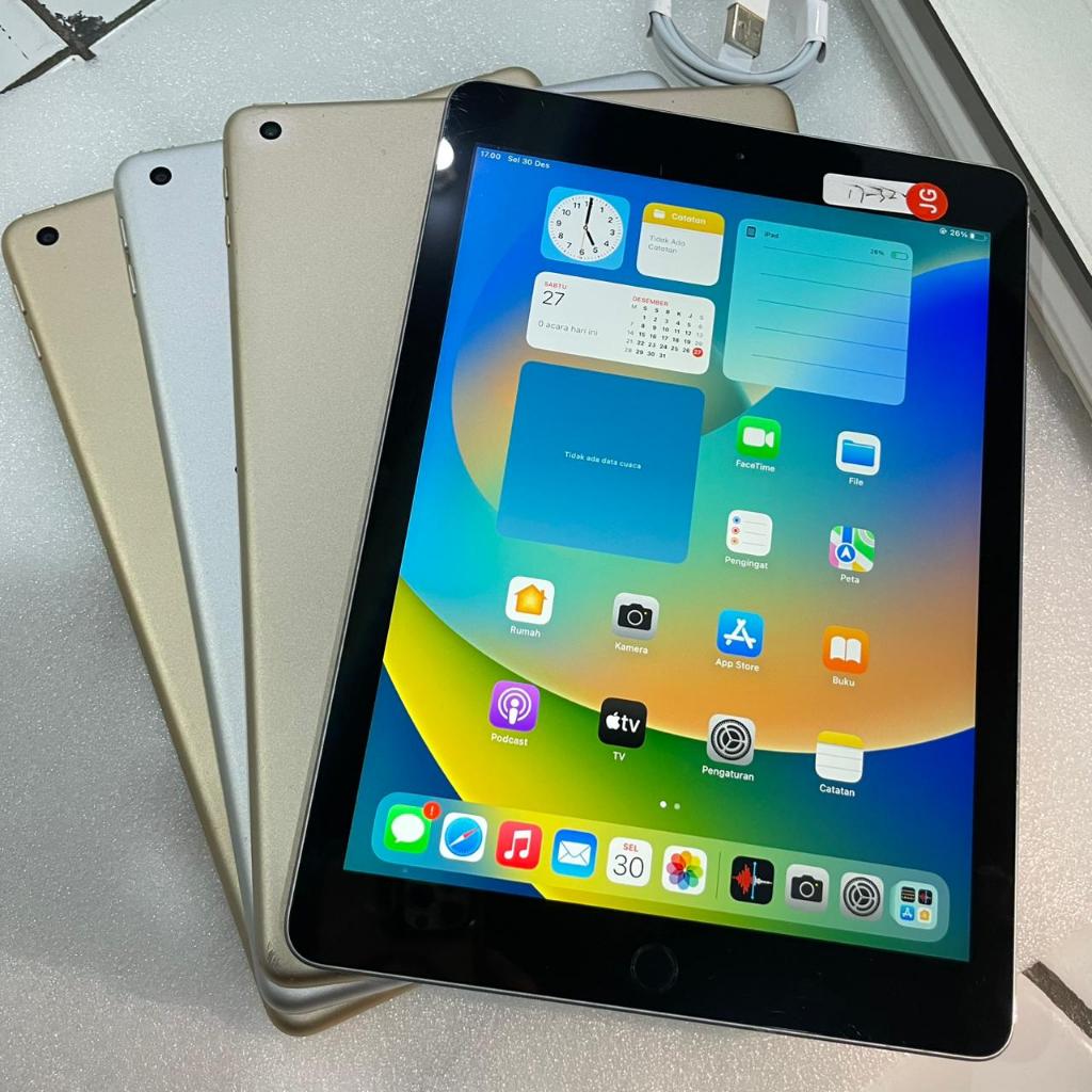(COD)APPLE IPAD5  GENERASI IPAD4 5 6 32 GB 64GB 128 GB WIFI ONLY BERGARANSI  SECOND ORIGINAL