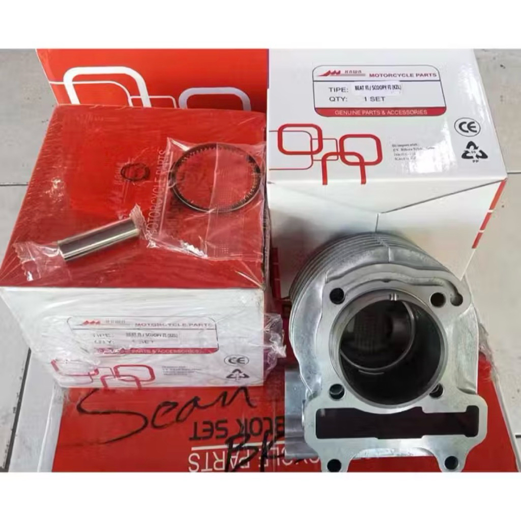 CYLINDER BLOCK BLOK BEAT FI (KAWA)/ SCOOPY FI / SPACY FI BLOCK BLOK SEHER (KAWA) , CYLINDER BLOK BLO