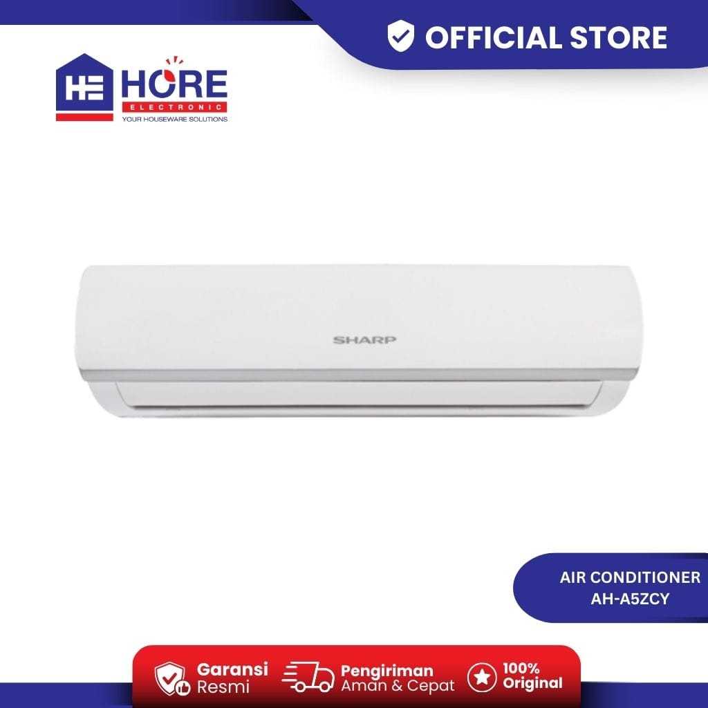 SHARP AC INDOOR OUTDOOR PENDINGIN RUANGAN 0.5 PK AH A5ZCY