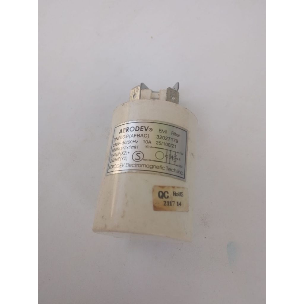 EMI FILTER AEDROP DNF06-(AFBAC) 250V-50/60Hz 10A MESIN CUCI SHARP FRONT LOADING ES-FL872(ORIGINAL CO