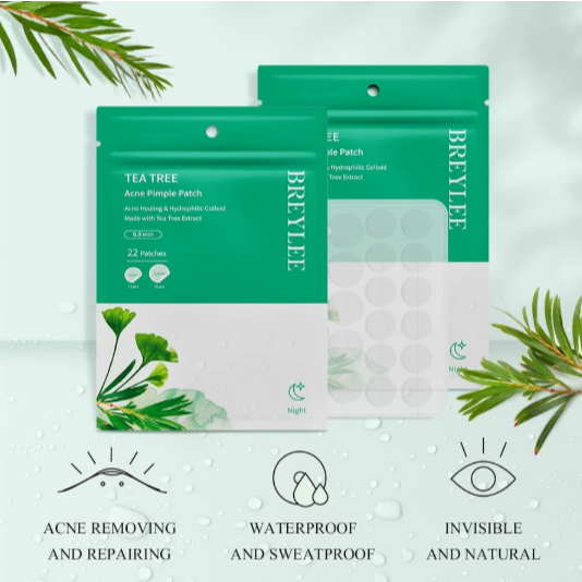 BREYLEE ACNE PIMPLE PATCH Night Paket Sticker Jerawat 22PCS
