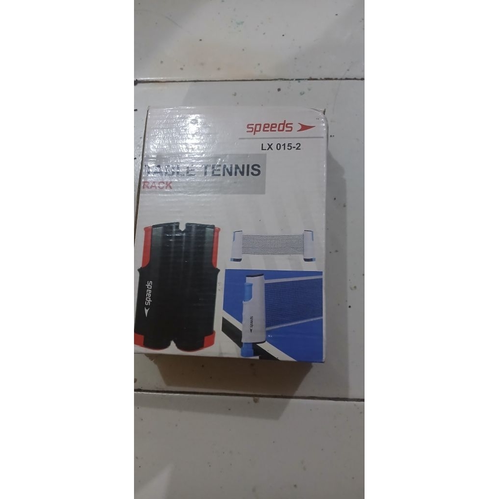 Net Pingpong Portable Speeds - Tiang Tenis Meja Lipat Otomatis Retractable