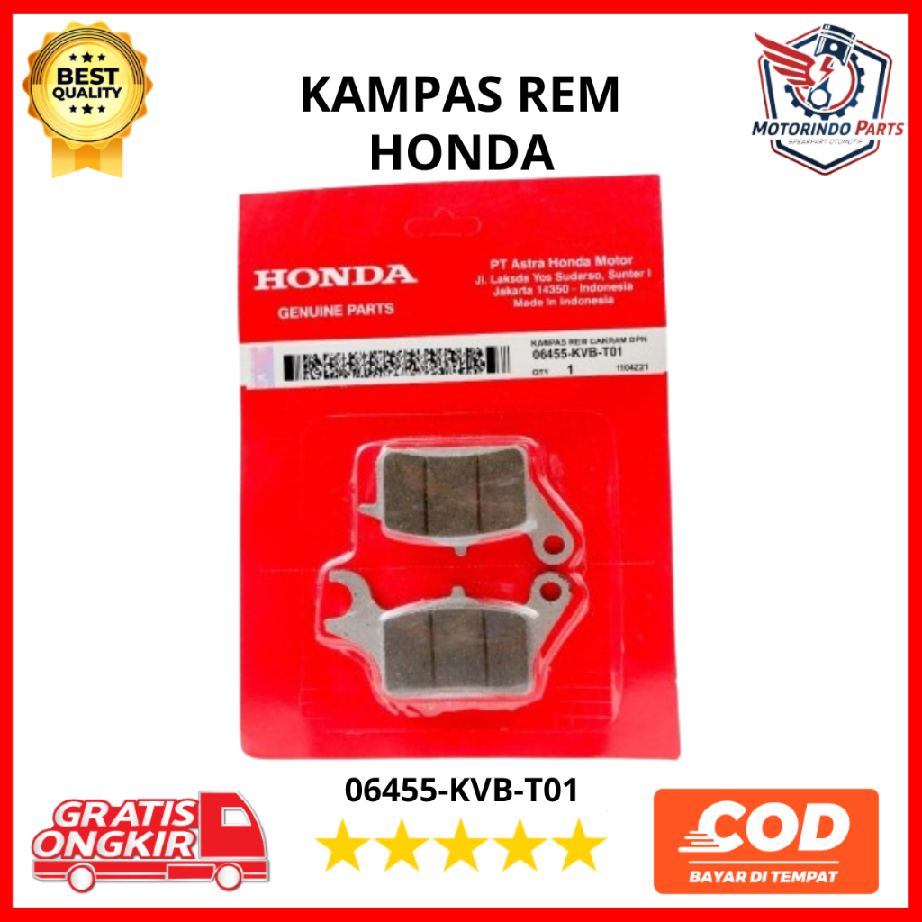 kampas rem honda beat Vario KVB motor sparepart