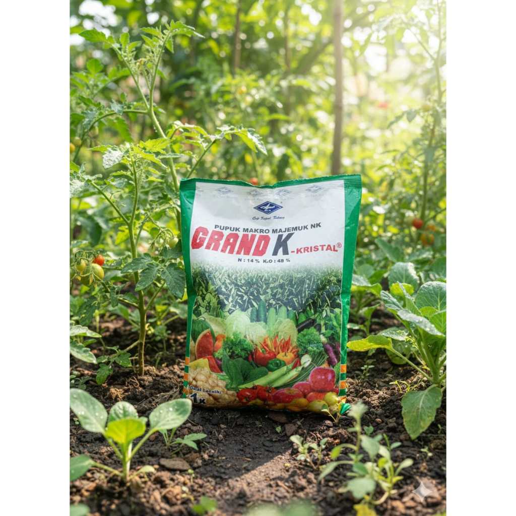 Pupuk Grand K Kristal kemasan 1kg