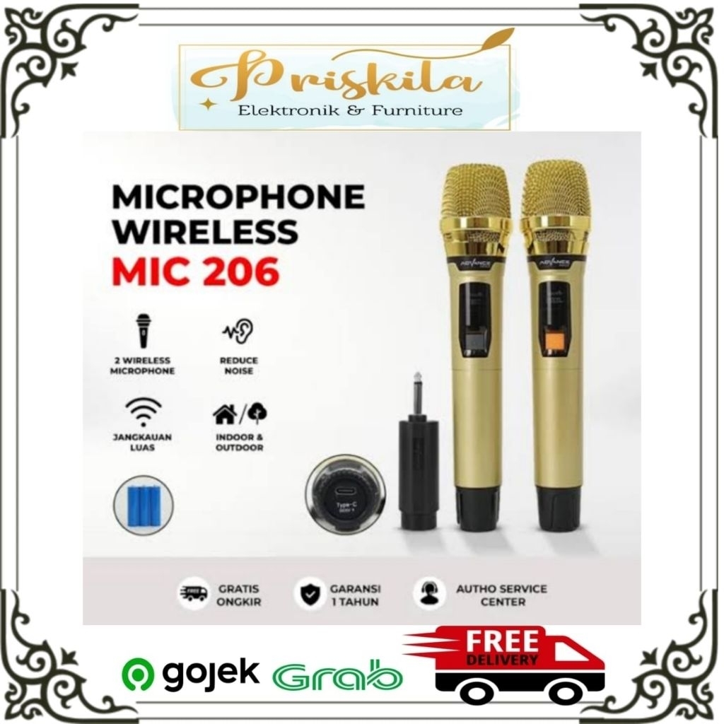 Mic Advance Wireless Palembang | Mic Advance 206