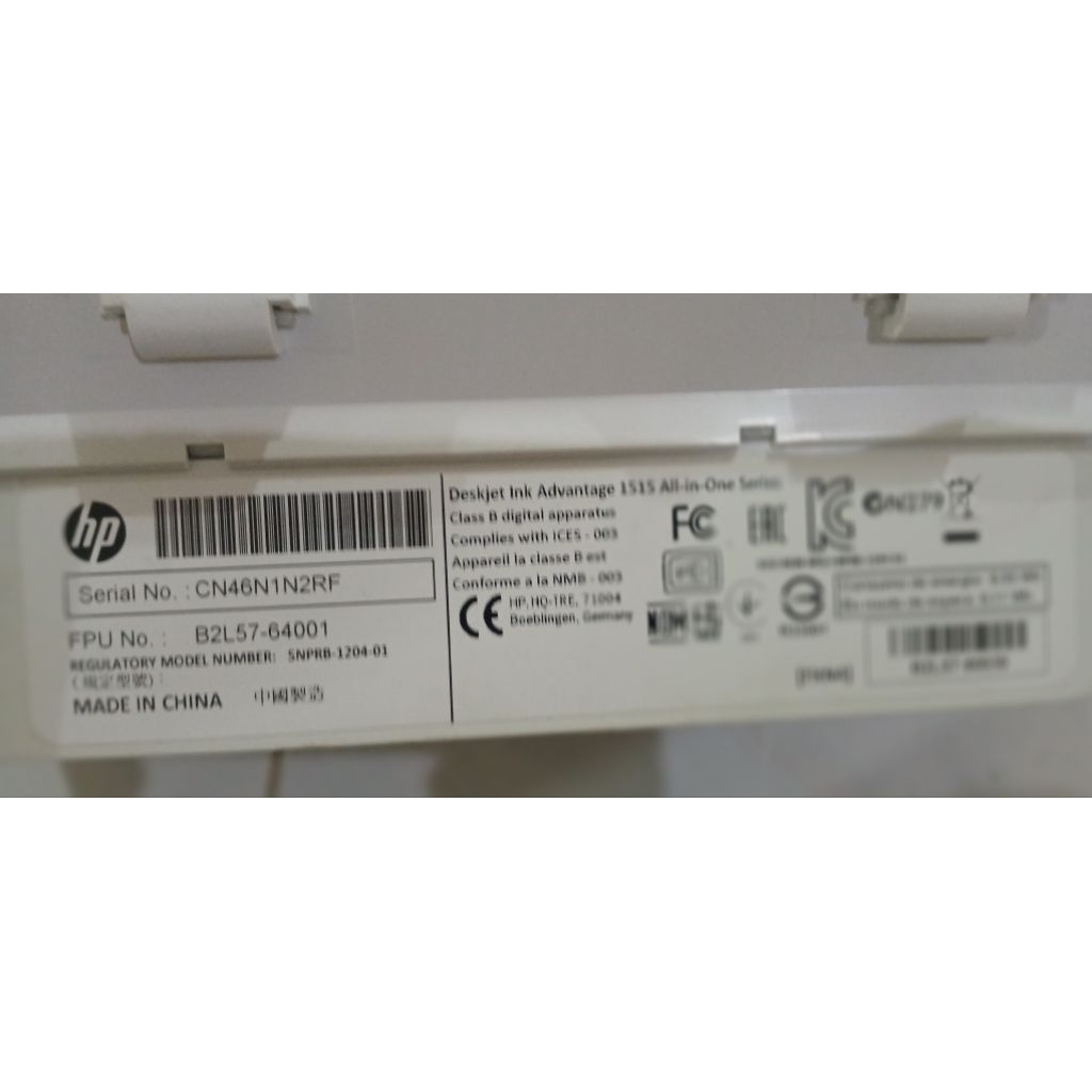 printer hp 1515 normal baca
