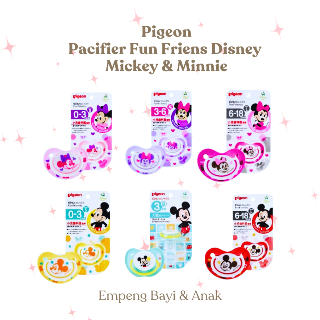 Pigeon Empeng Bayi Disney Mickey & Minnie
