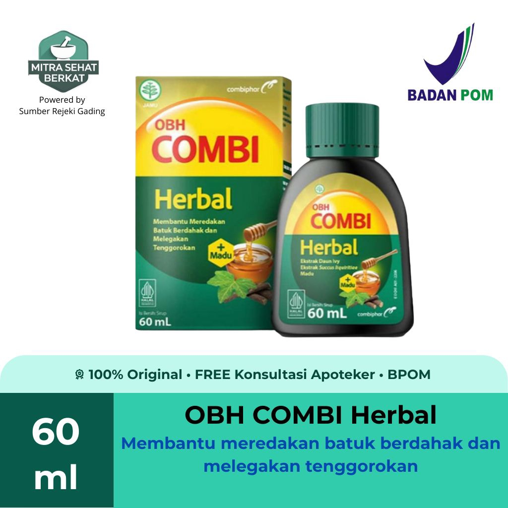 OBH COMBI Herbal | Obat Batuk 60ml