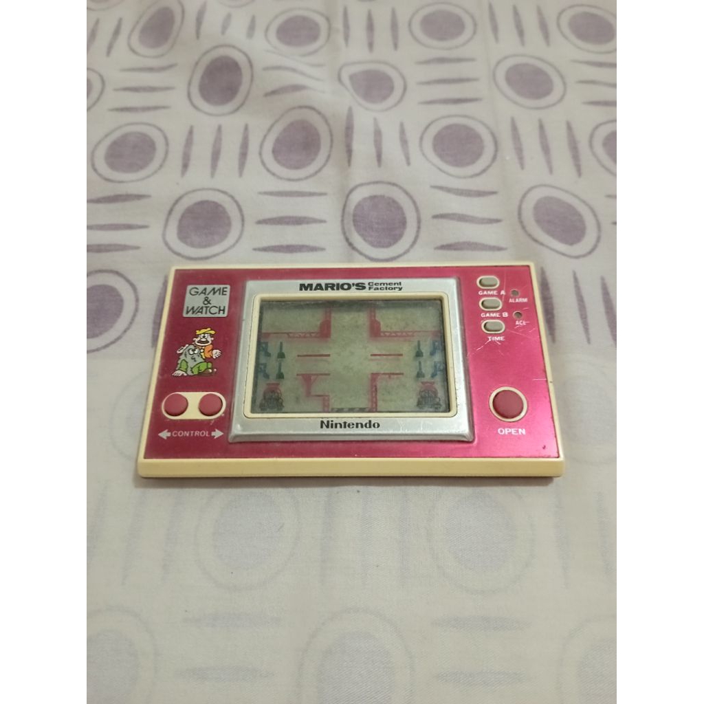 game watch nintendo mario's jadul