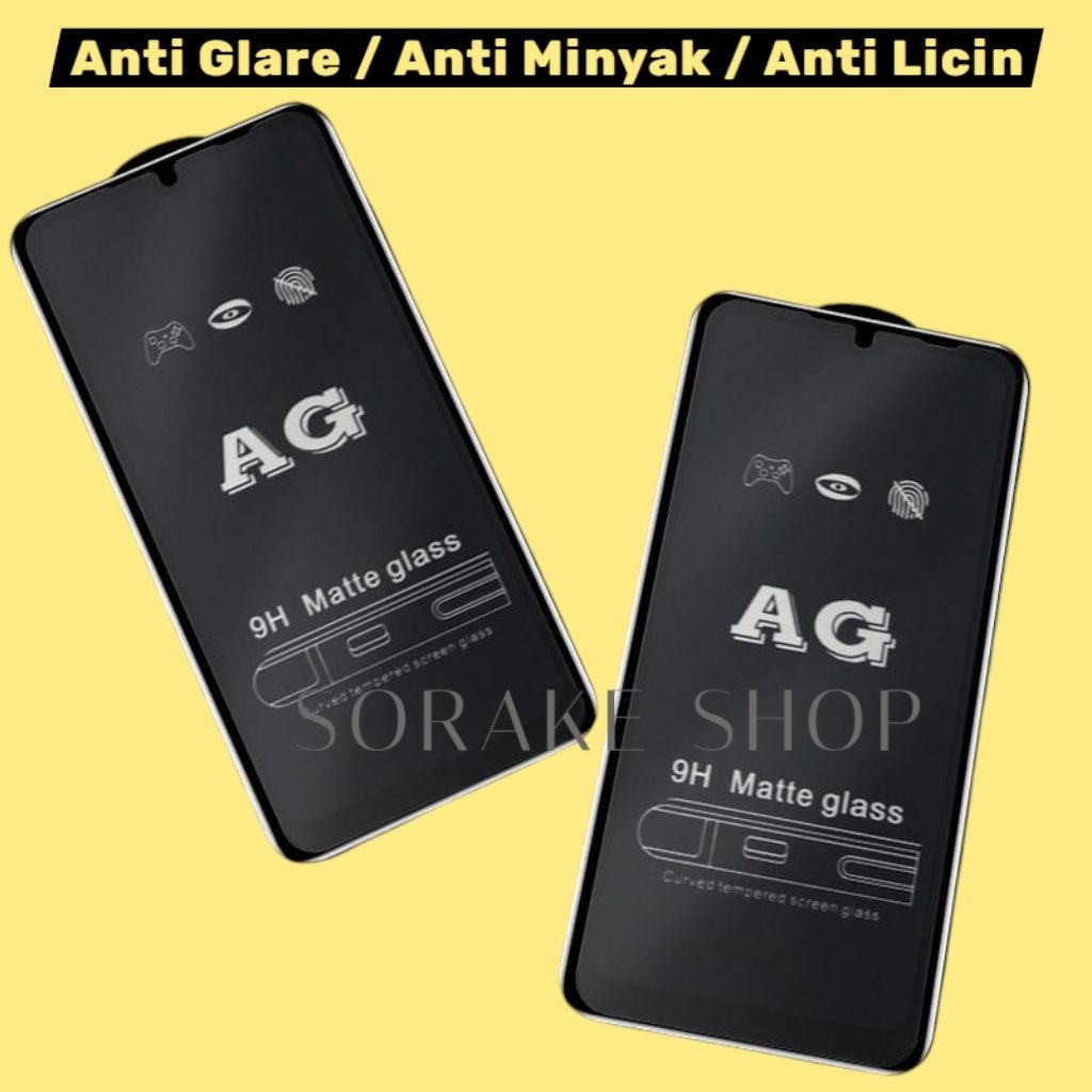AG Tempered Glass Matte Realme 2 2 PRO 3 3 PRO 5 5i 5 PRO