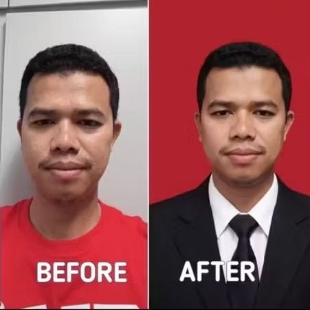 Edit foto profesional edit foto ganti pakai jas