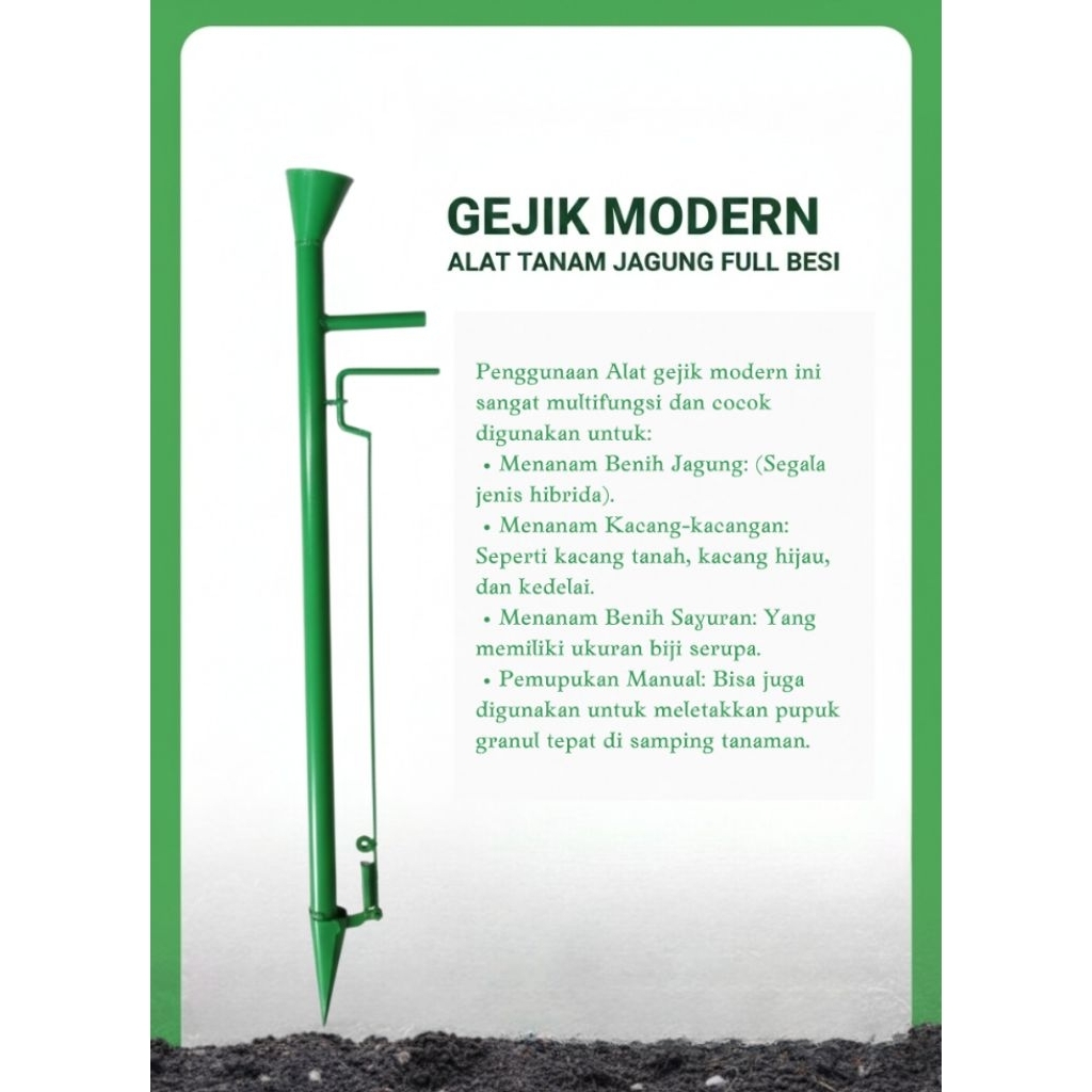 GEJIK MODERN - ALAT UNTUK TANAM JAGUNG FULL BESI