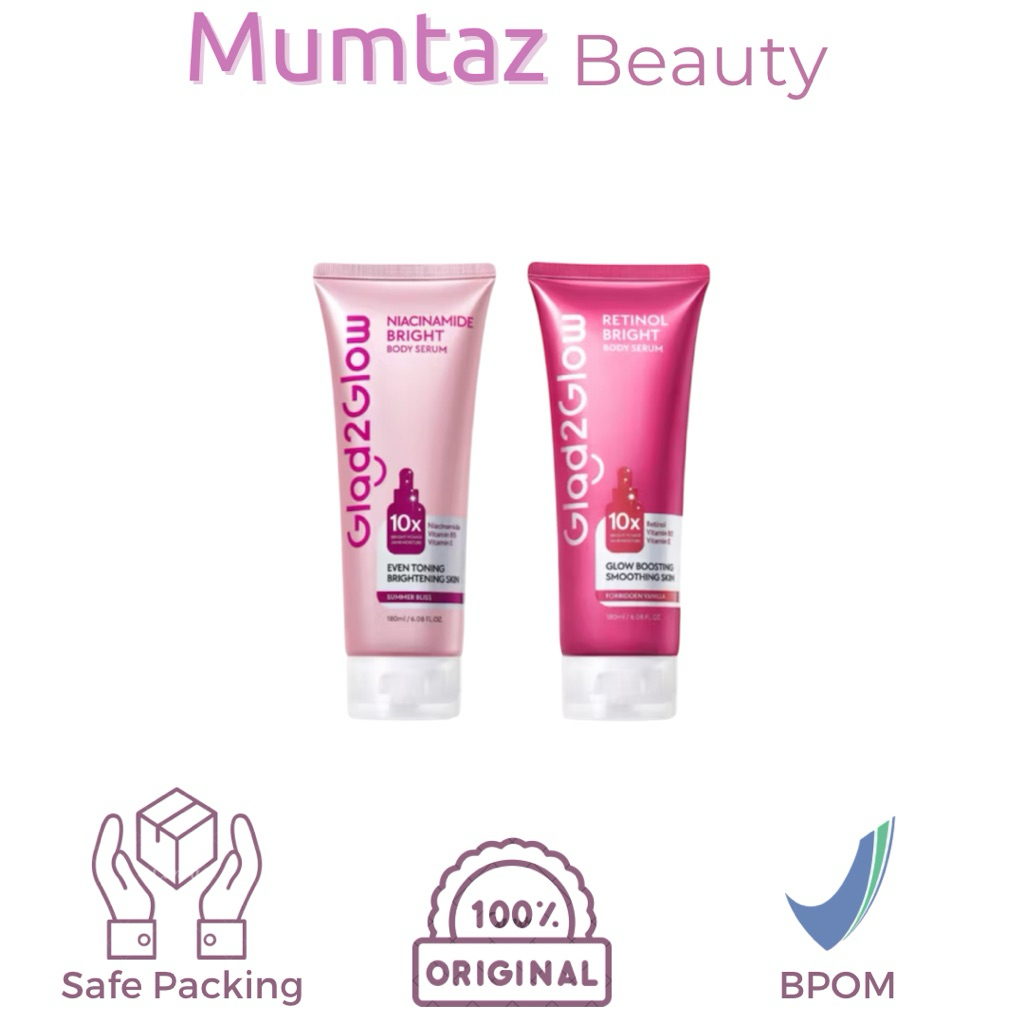 GLAD2GLOW | Glad2glow Retinol Body Serum dan Bright Body Serum