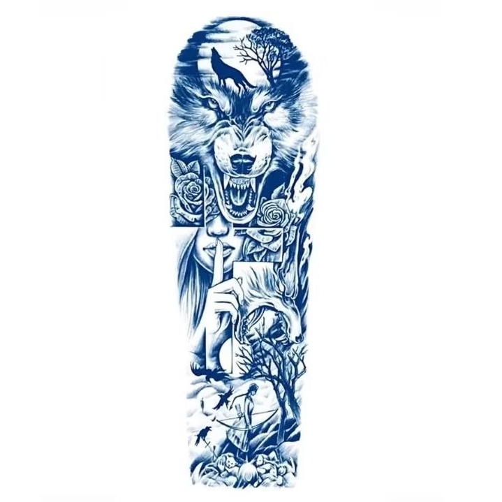 Tatto Temporary Fruit Ink Full Lengan