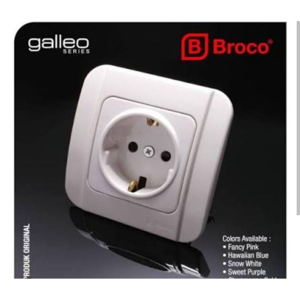 StopKontak Tempel Dinding Broco Original