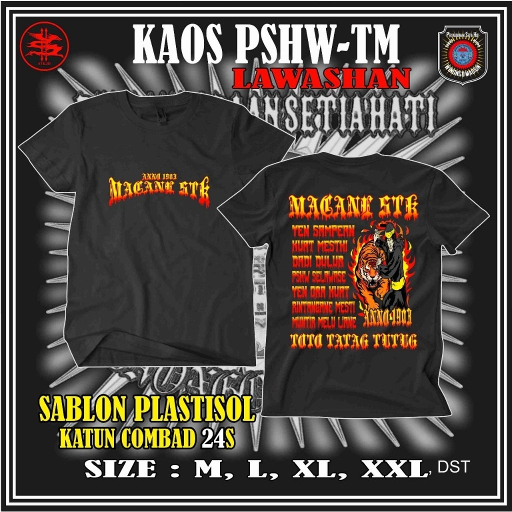 KAOS PSHW TM MACANE STK WINONGO
