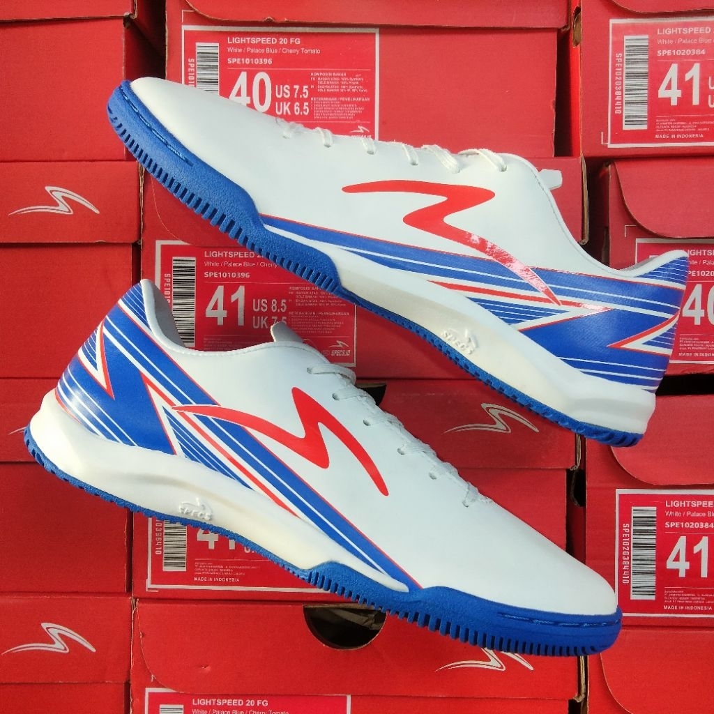 NEW DEALS SEPATU FUTSAL SPECS ACCELERATOR LIGHTSPEED LS 20 IN/LS 20 FWD IN WHITE PALACE ABYSSAL