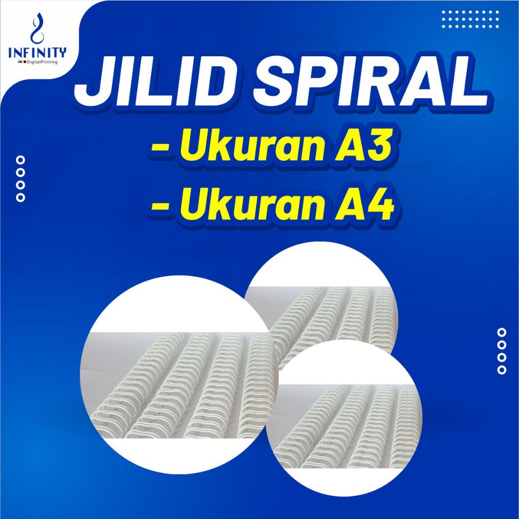 JILID SPIRAL BUKU / DAFTAR MENU