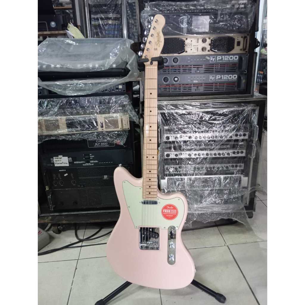 Squier Paranormal Series Offset Telecaster Electric Guitar, Shell Pink