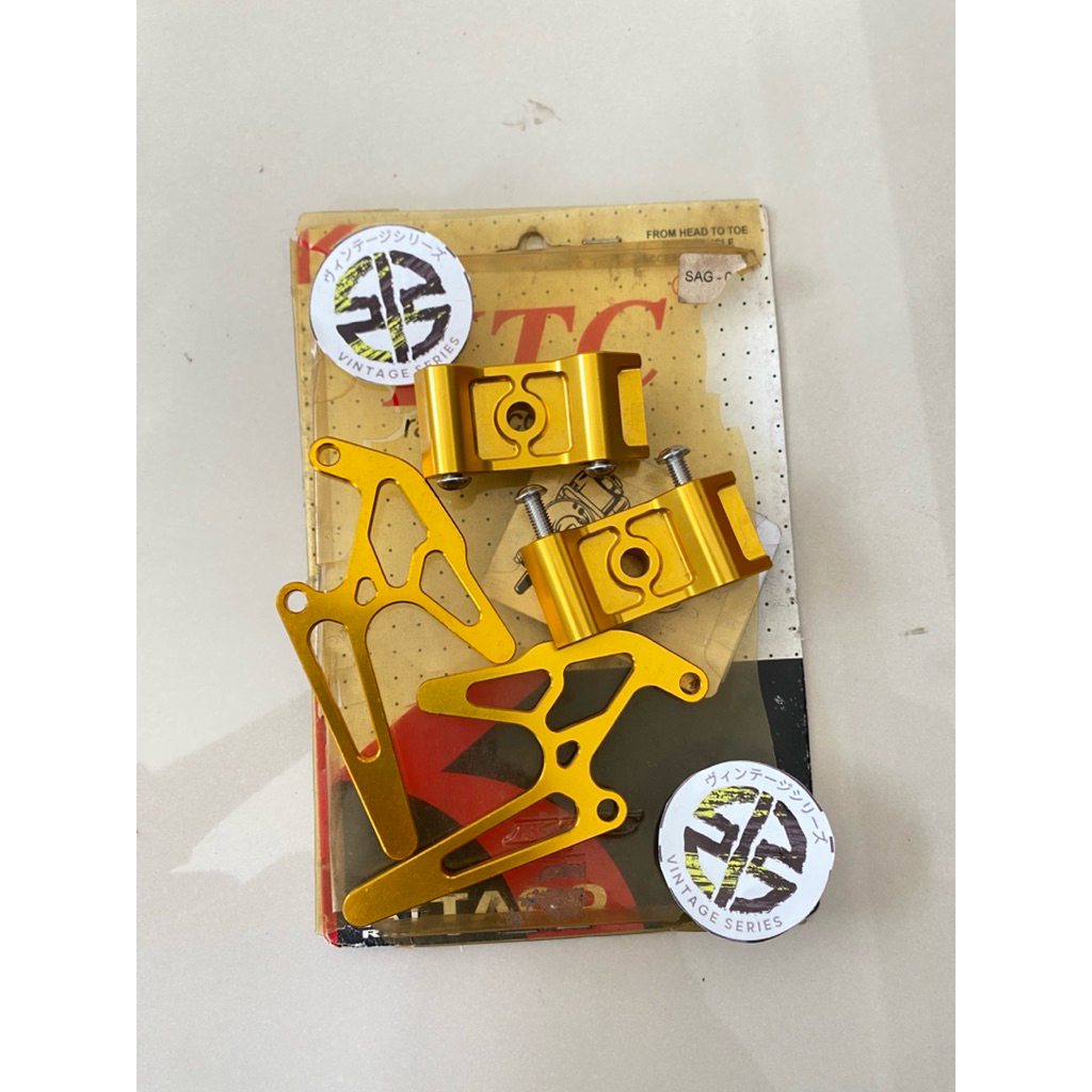 Swing arm guard Ninja 250 SAG-01 KTC Kytaco Gold Setelan Arm Ninja 250 Bracket Breket Swing Arm Ninj