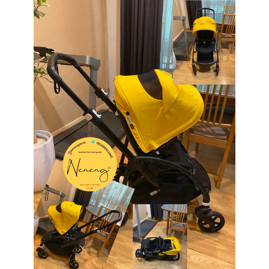 Stroller bugaboo bee 6 yellow canopy original