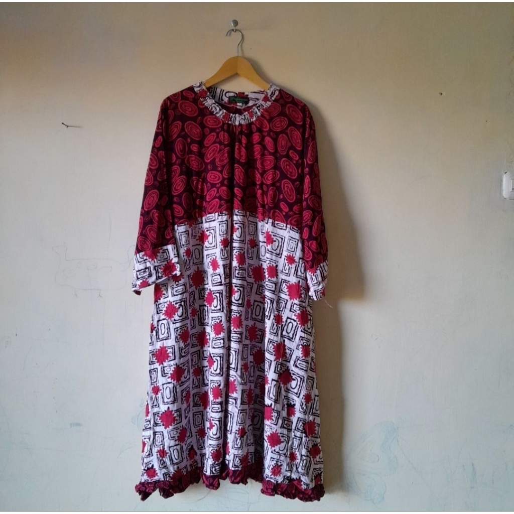 Gamis daster katun rayon / daster kencana / gamis katun rayon