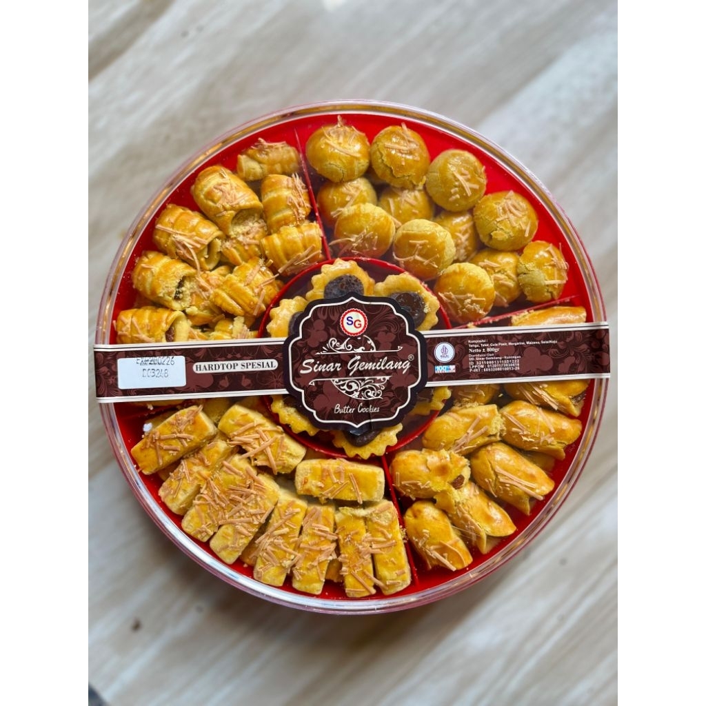 KUE KERING SINAR GEMILANG TOPLES KOMBINASI SPECIAL/KUE KERING LEBARAN/KUE HARI RAYA/KUE NASTAR/KUE H