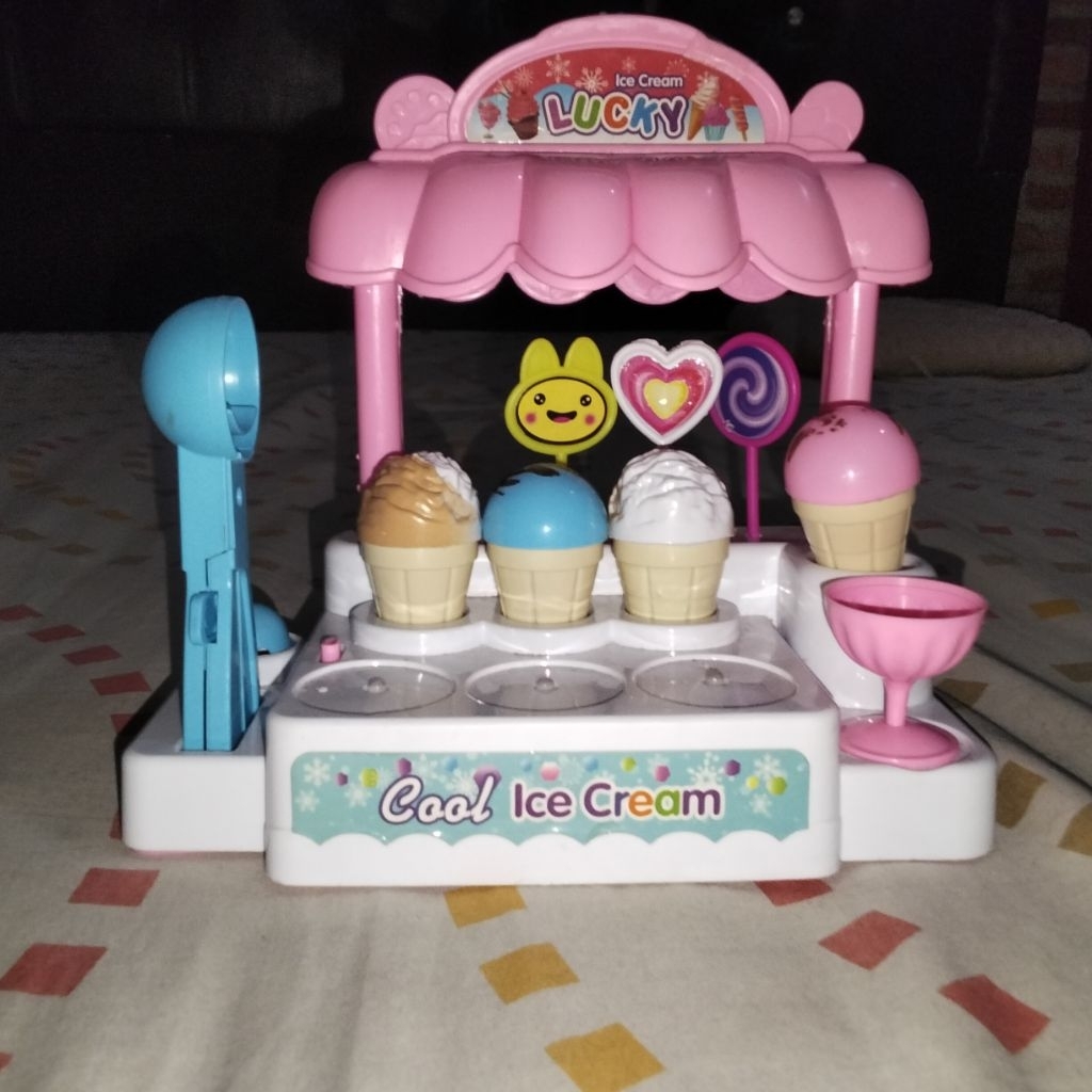 ```
Mainan Es Krim Anak - Gerobak Musik: Lampu dan Musik, Edukatif, Aneka Warna
```