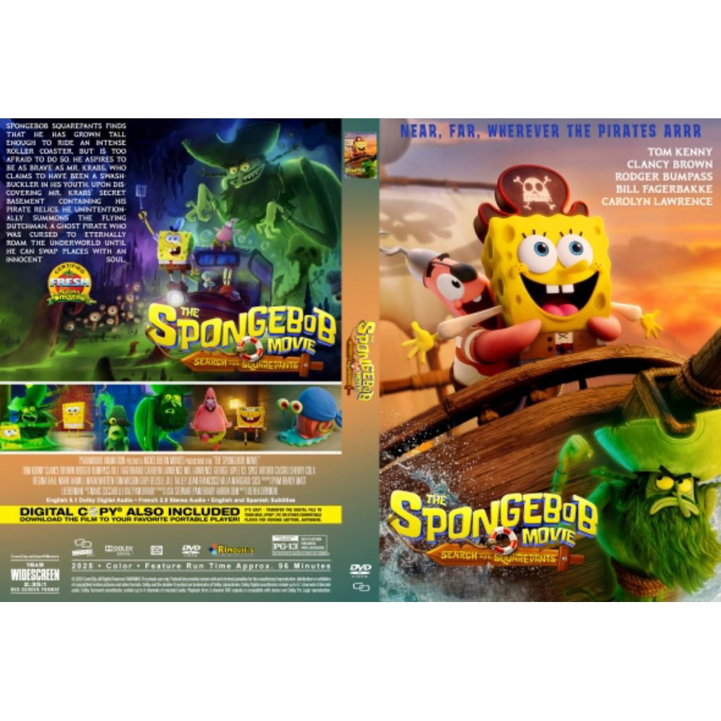 Kaset Film The SpongeBob Search for SquarePants (2025) - Kaset Video Film SpongeBob SquarePants Terb