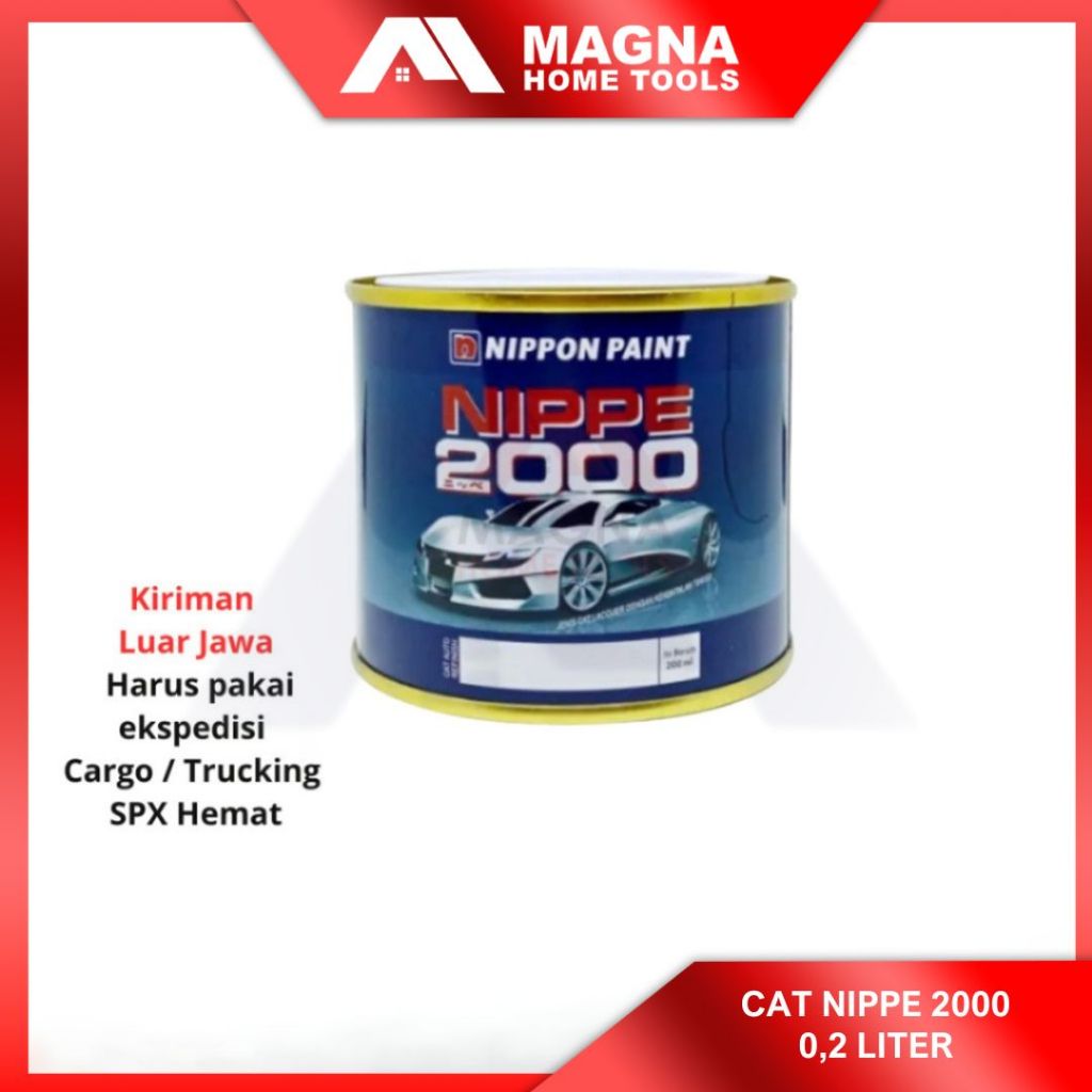 CAT MOBIL/MOTOR NIPPE 2000 0.2 LT PUTIH/HITAM/HITAM DOP/SILVER/CLEAR/KUNING/BIRU [ORI]