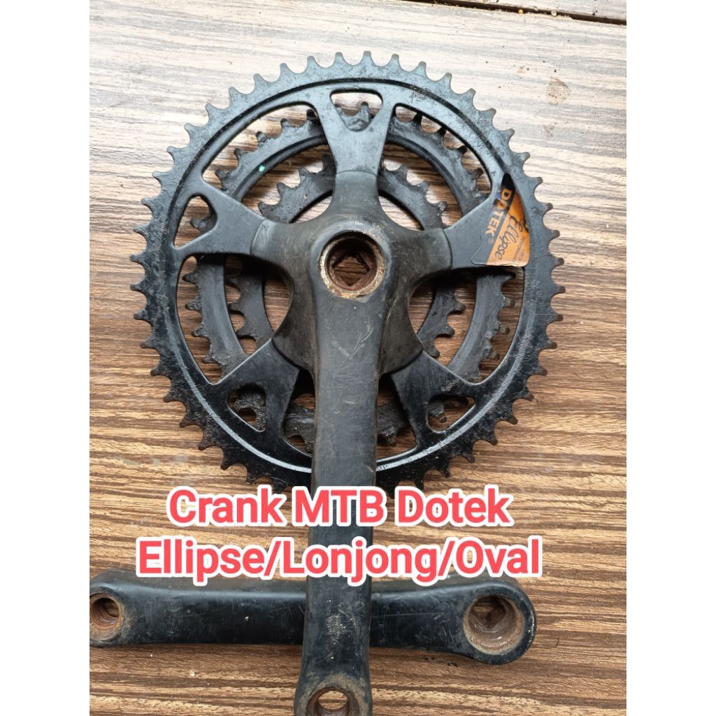 Crank MTB Ellipse/Lonjong/Oval Merk Dotek