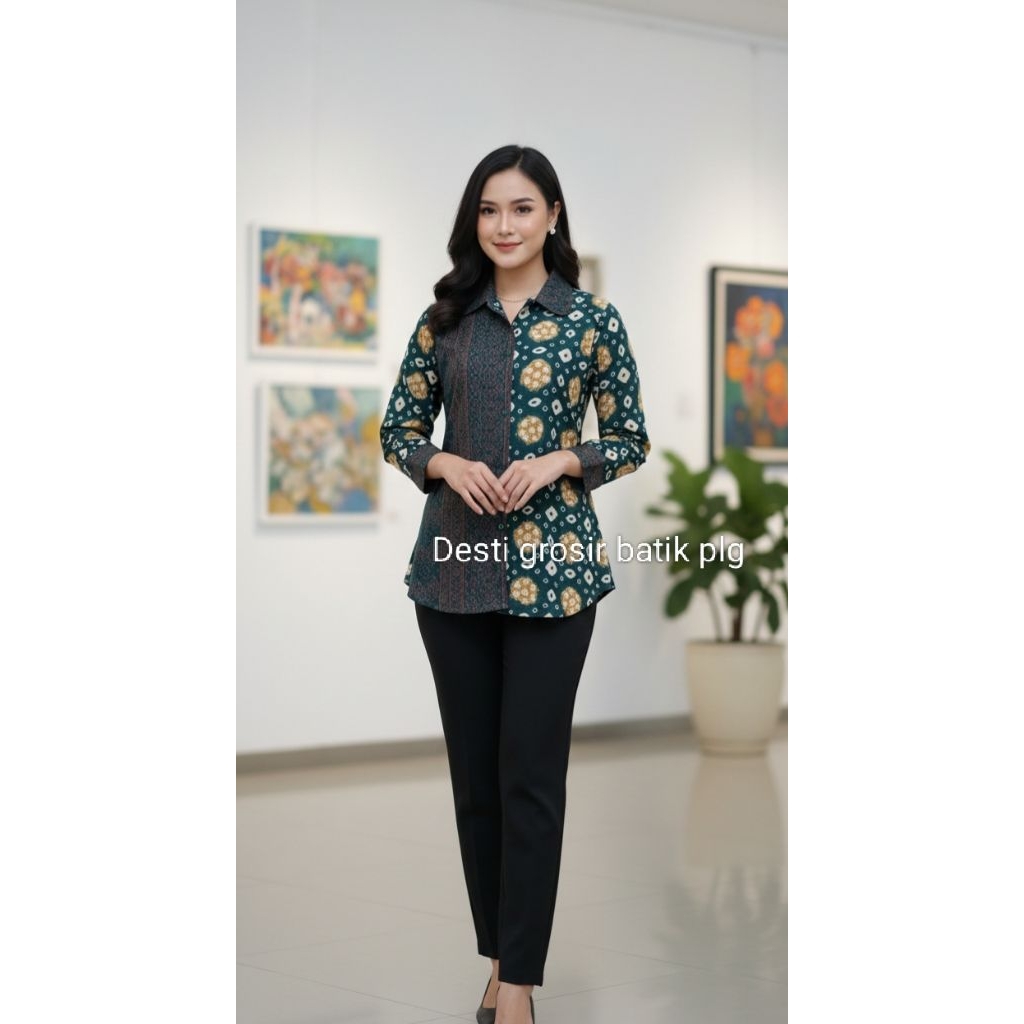tunik jumputan dolby
