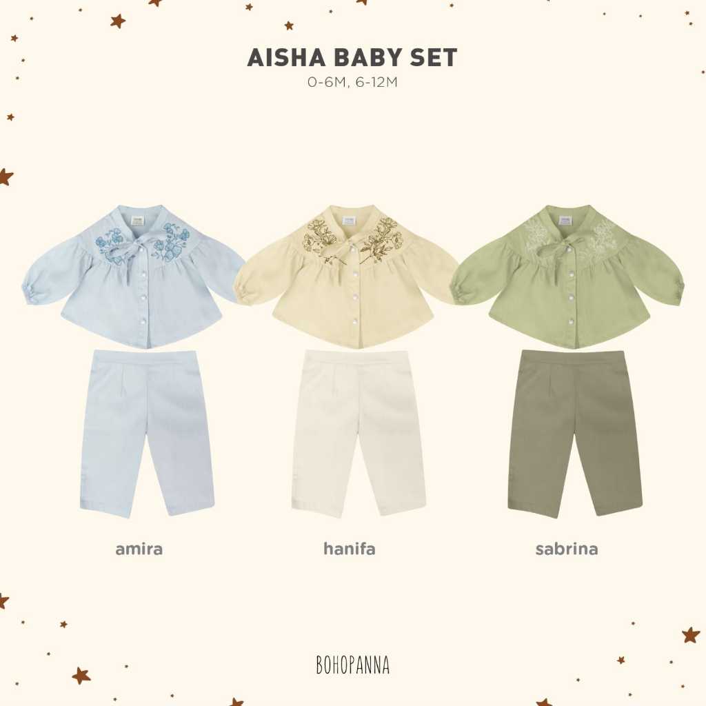 BOHOPANNA - RAYA COLLECTION - AISHA SET BOHOPANNA - AISHA KIDS SET - AISHA BABY SET