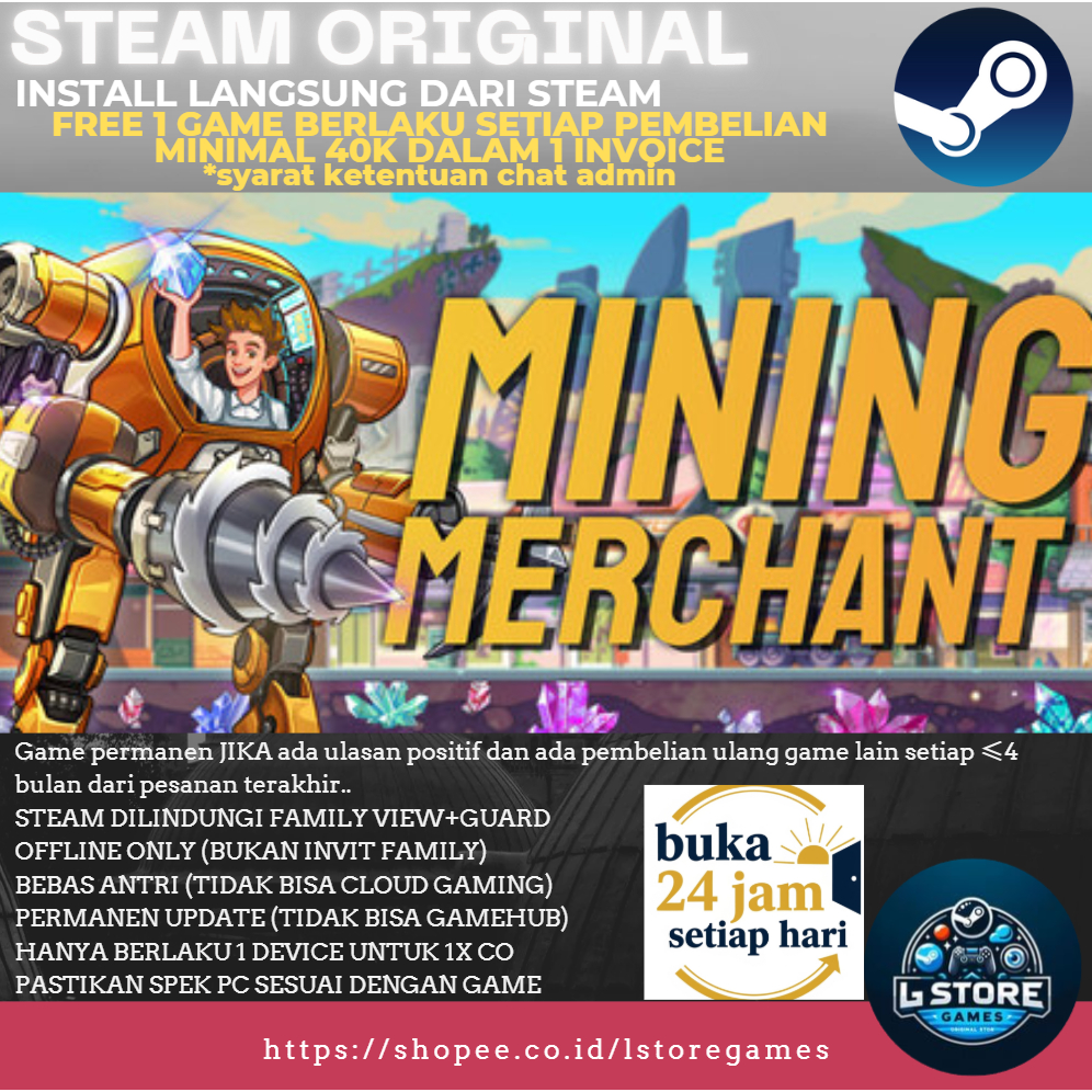 Mining Merchant Offline Game PC Original