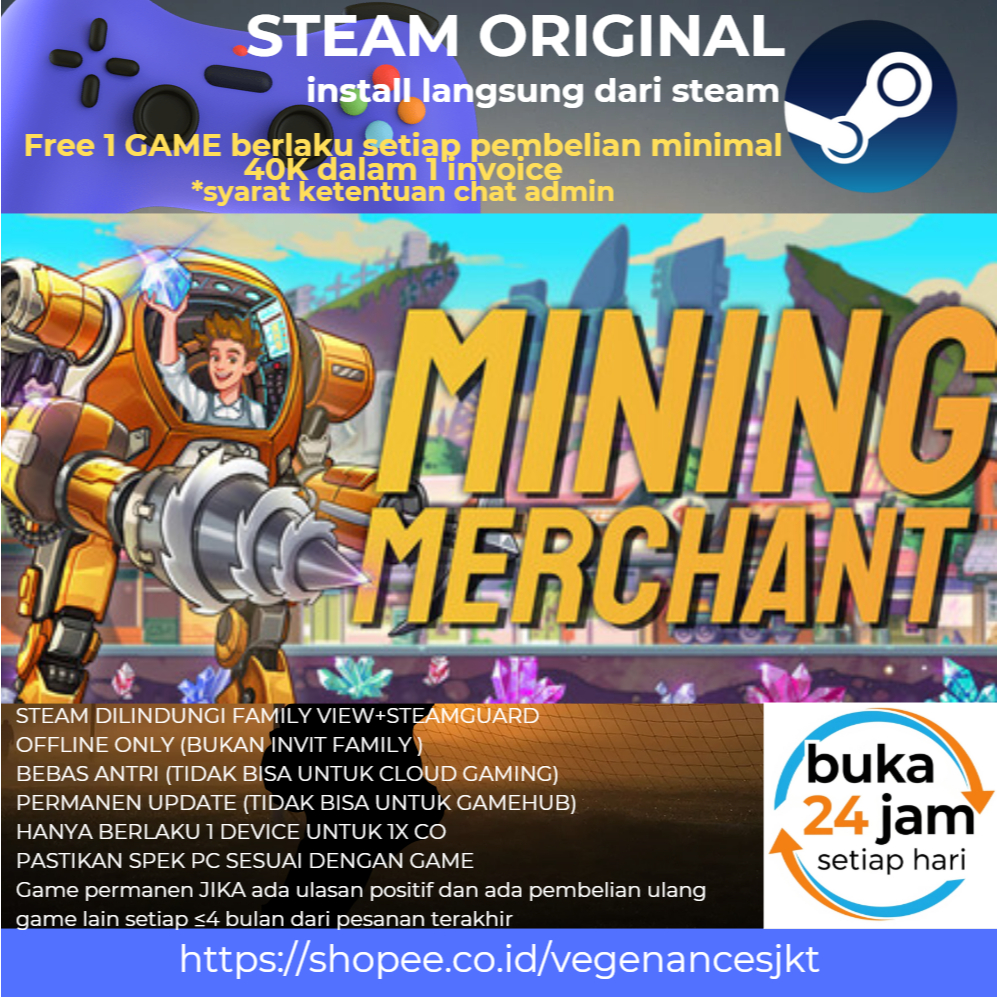 Mining Merchant Offline PC Game Original + Latest