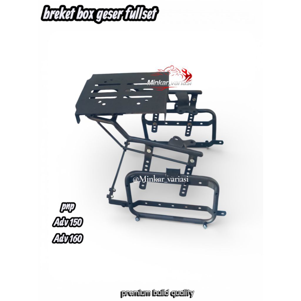 ￼Breket Box Cb150x ,cb150r ,Verza ,Megapro Lengkap Belakang & Samping