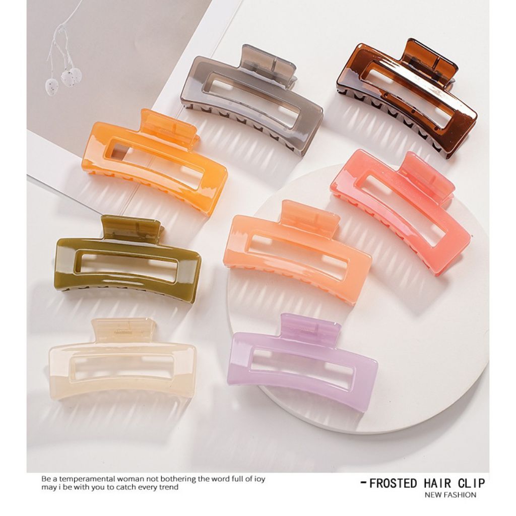 JEDAI RAMBUT / JEPIT RAMBUT KOREA / JEDAI BAHAN PLASTIK GLOSSY / JEDAI JUMBO