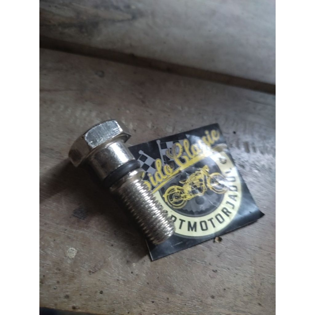 baut shok depan atas motor Honda S90 castrol 66 - 69  NOS