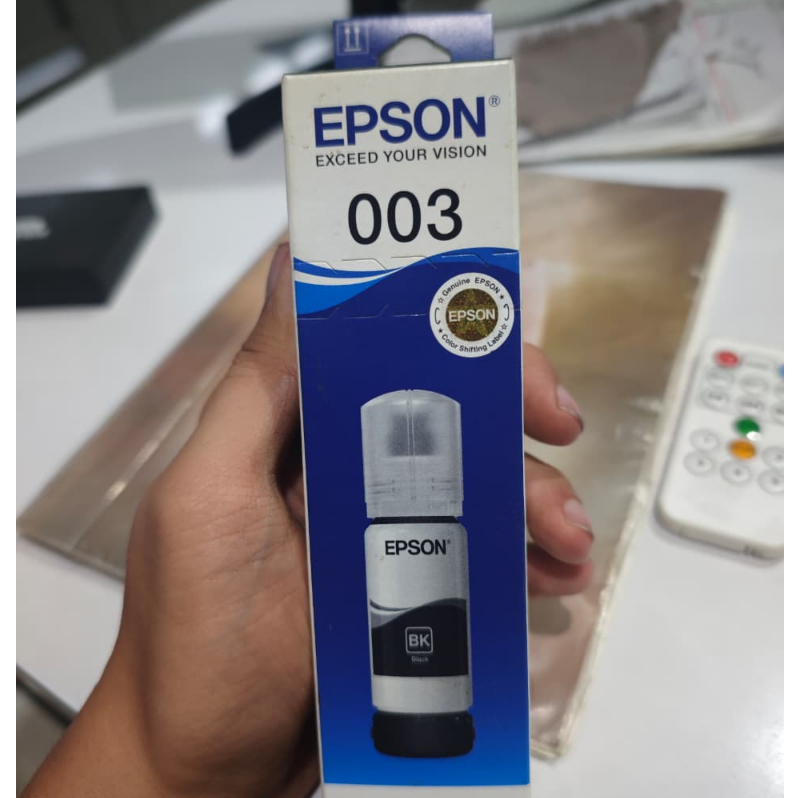 Tinta Epson 003 Hitam / Black ORIGINAL