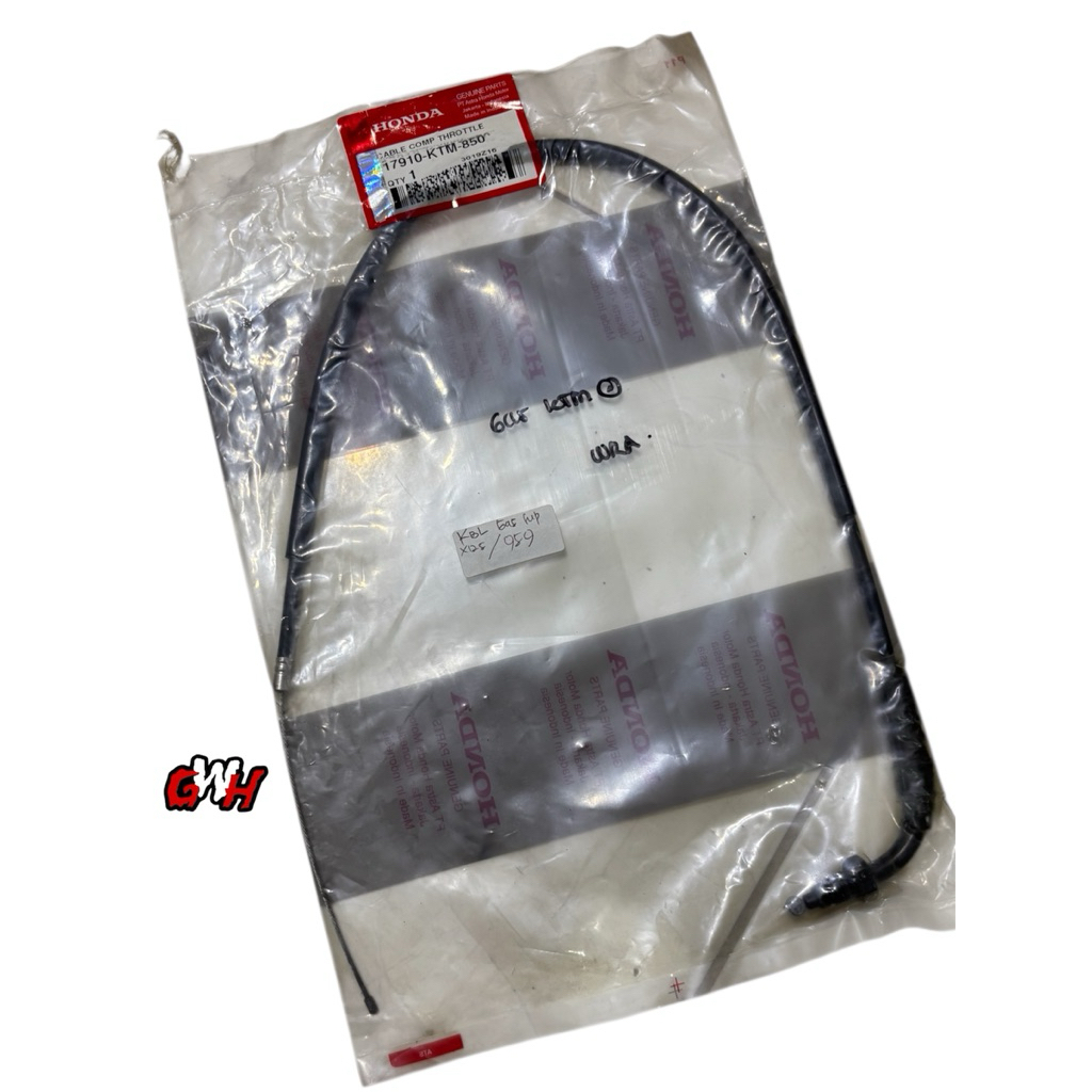 Kabel Gas SUPRA X 125 Cable Comp Throttle Honda Supra X 125 Supra X125 Old Karbu Original 17910-KTM-