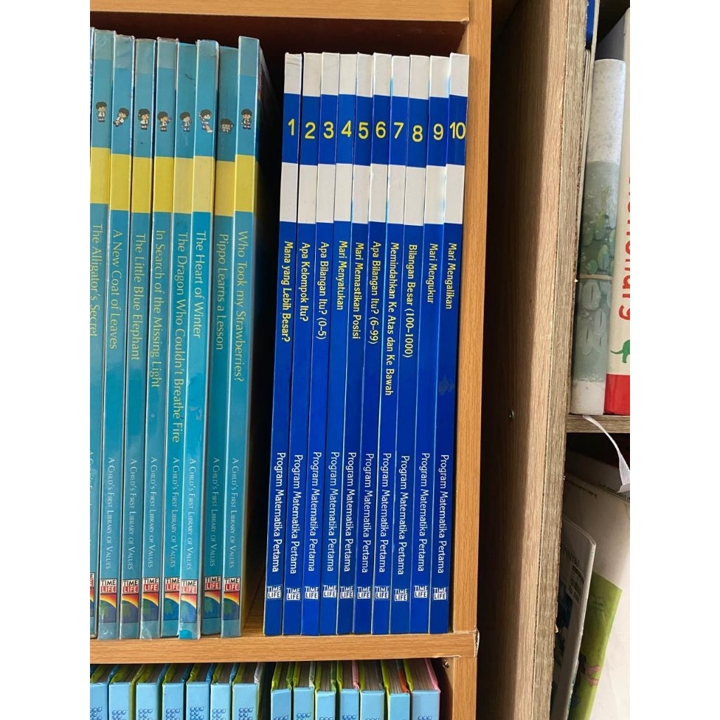 1 paket buku program matematika pertamaku time life