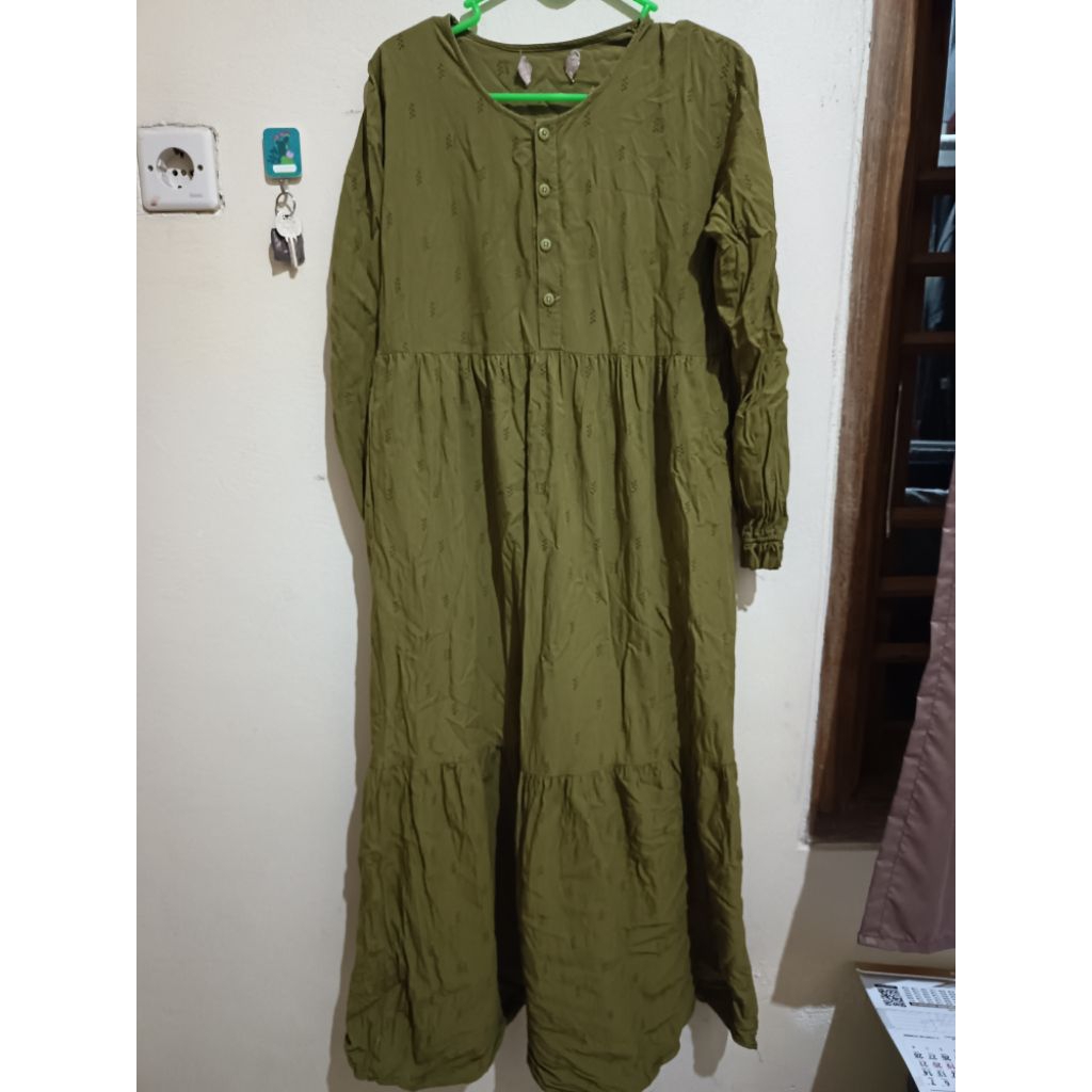 Preloved Gamis Ditsy Size S