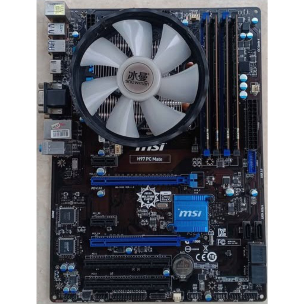 PAKET MSI H97 PC Mate + i5 4460 + RAM 16GB | Tested | Siap Pakai
