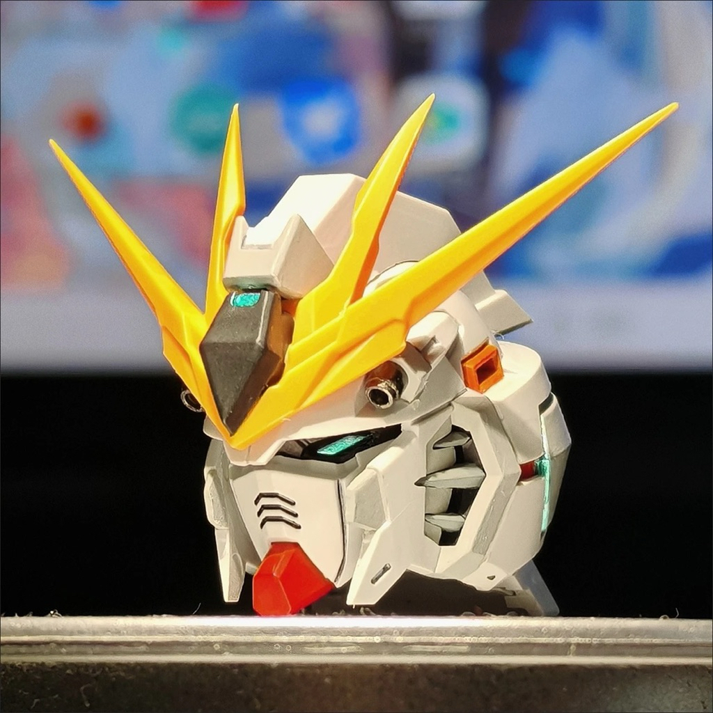 Farmer Creation Nu Gundam Fortune Meow GK Style Head Upgrade