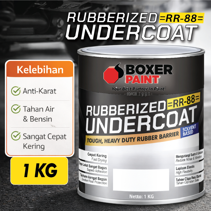 (1 KG) Cat Rubber Anti-Karat BOXER Rubberized Undercoat RR-88