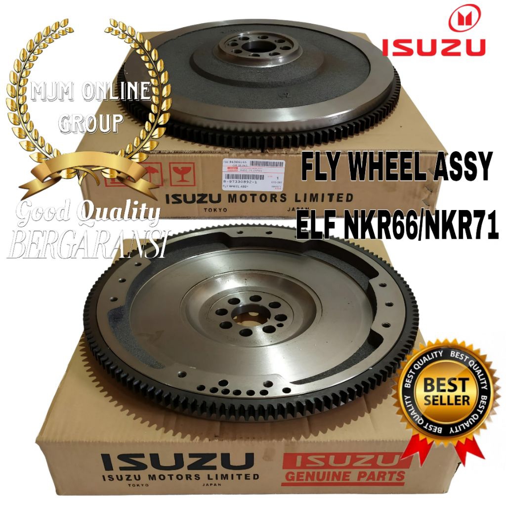Fly wheel assy roda gila Isuzu Elf Nkr71 Nkr 71 Bergaransi