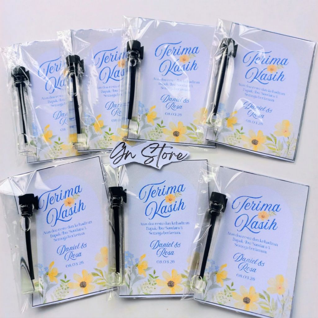 100 Pcs Souvenir Parfum Pernikahan murah